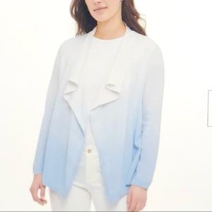 NWT Calvin Klein Light Blue Ombré Cardigan